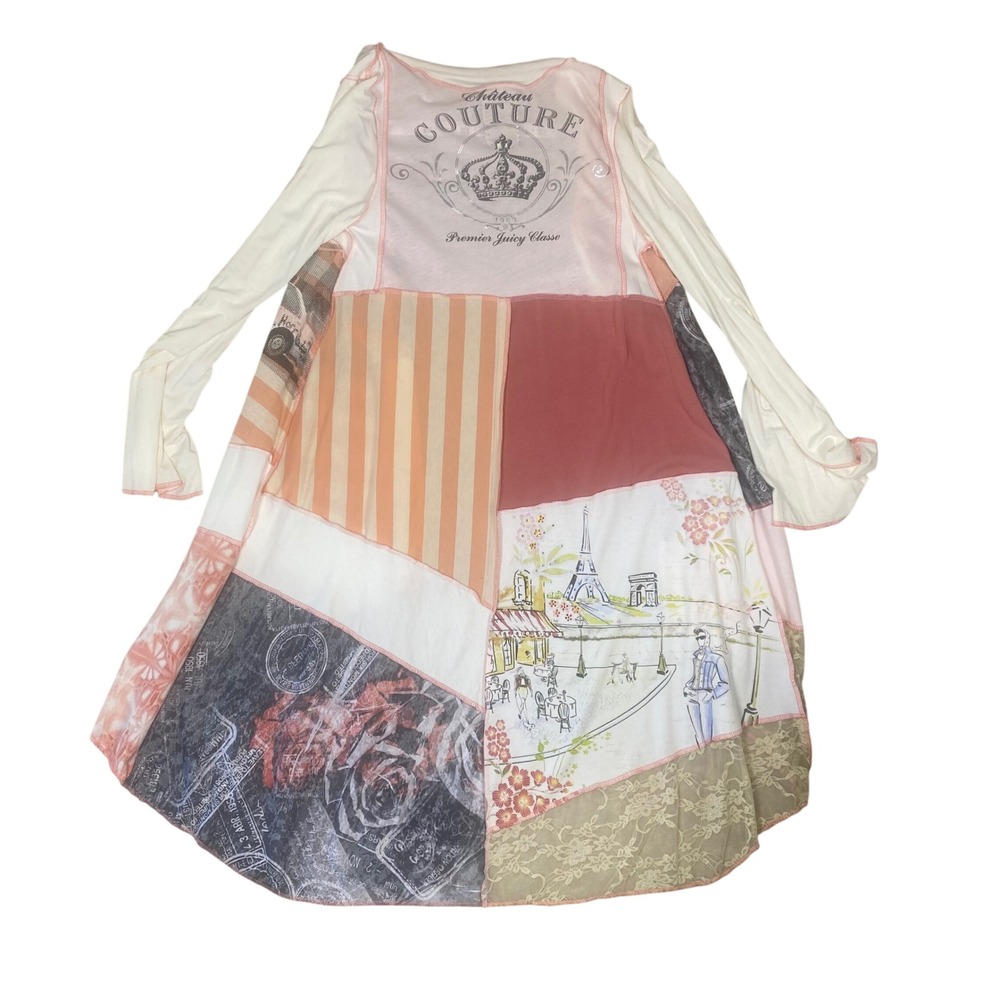 Styles Ever After Patchwork Duster Cardigan Bell … - image 5